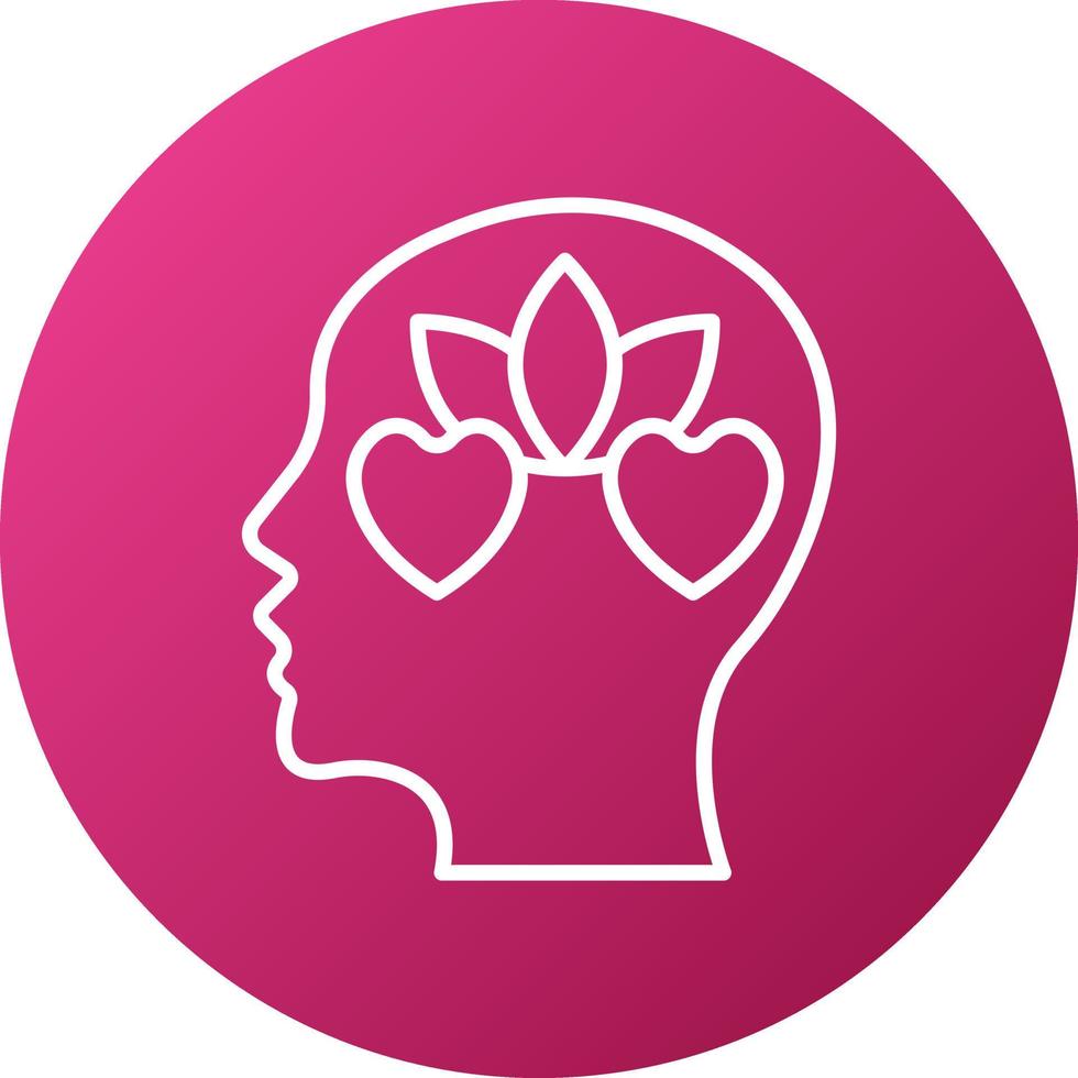 Calm Emotion Icon Style vector