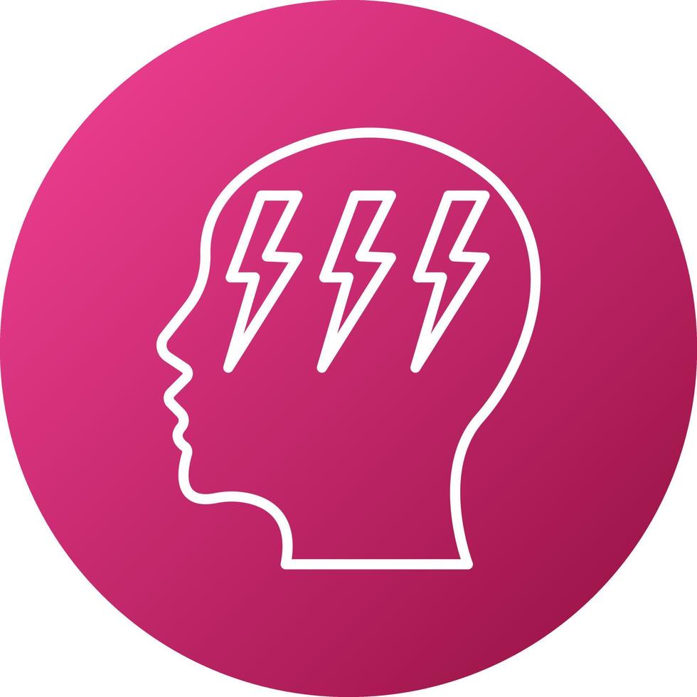 Panic Atack Icon Style vector