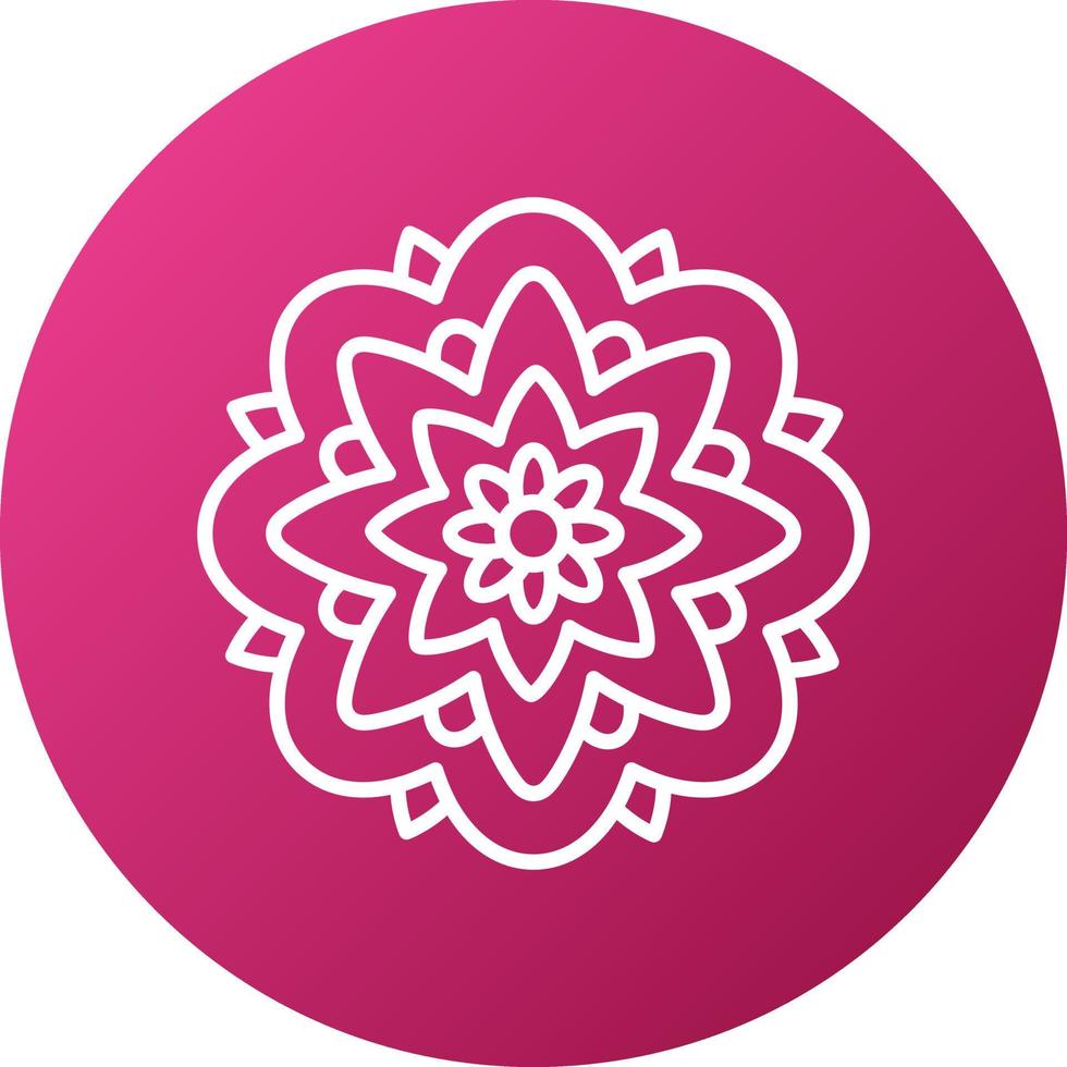 Dahlia Icon Style vector