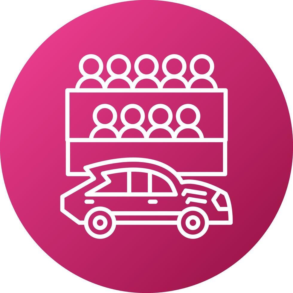 Tribune Icon Style vector