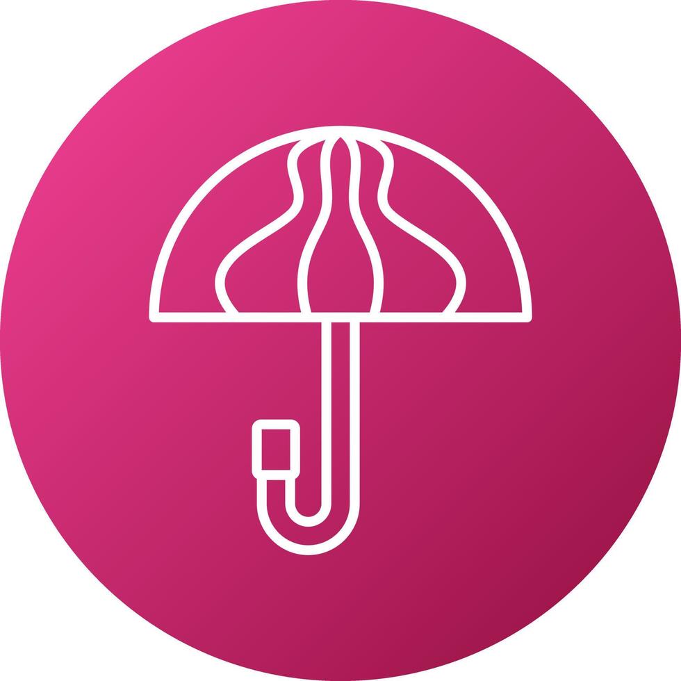 Umbrella Icon Style vector