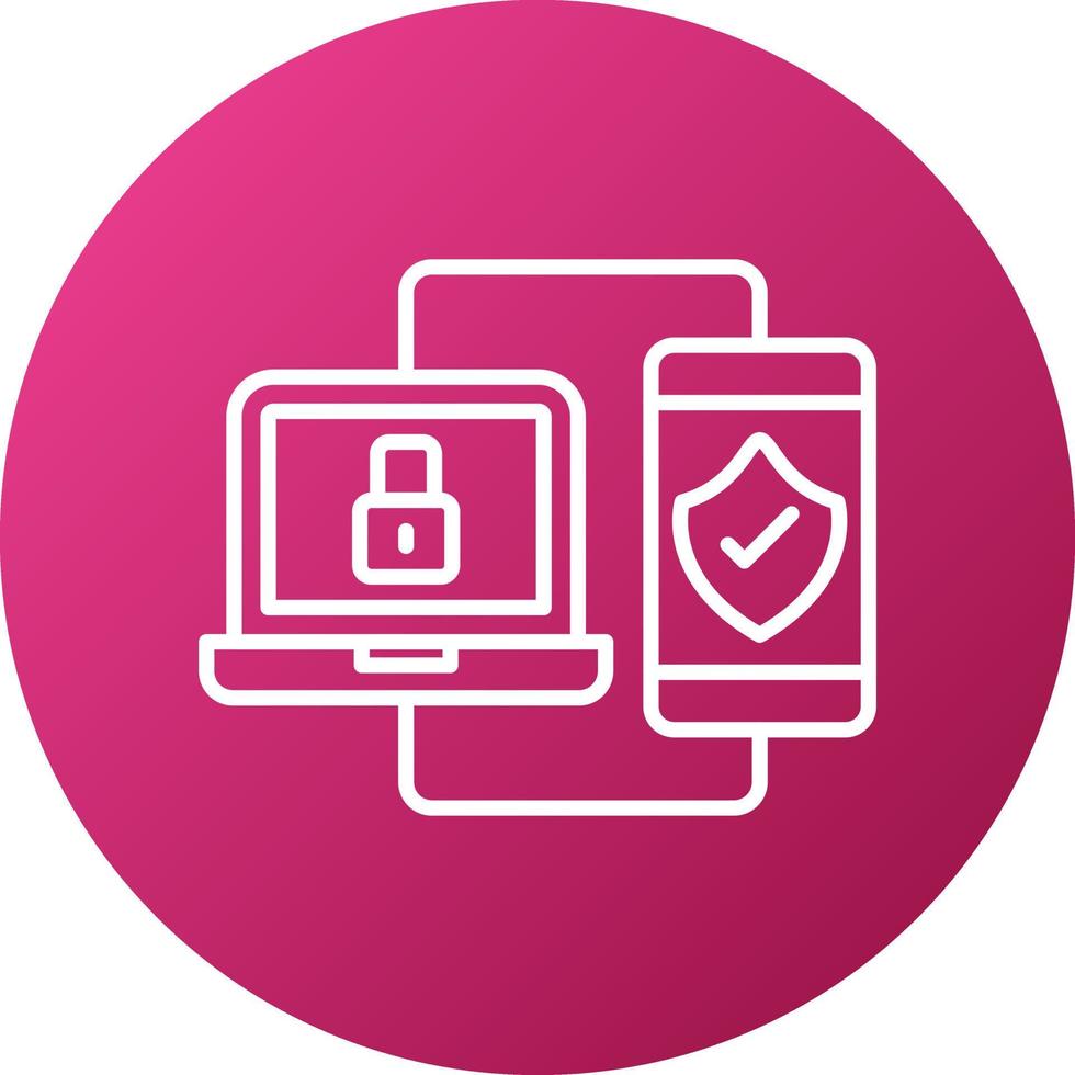 Two Factor Authentication Icon Style vector