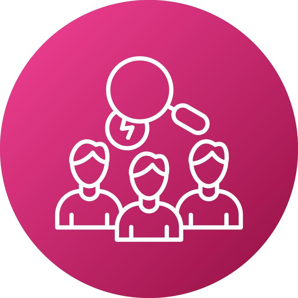 Incident Coordination Icon Style vector