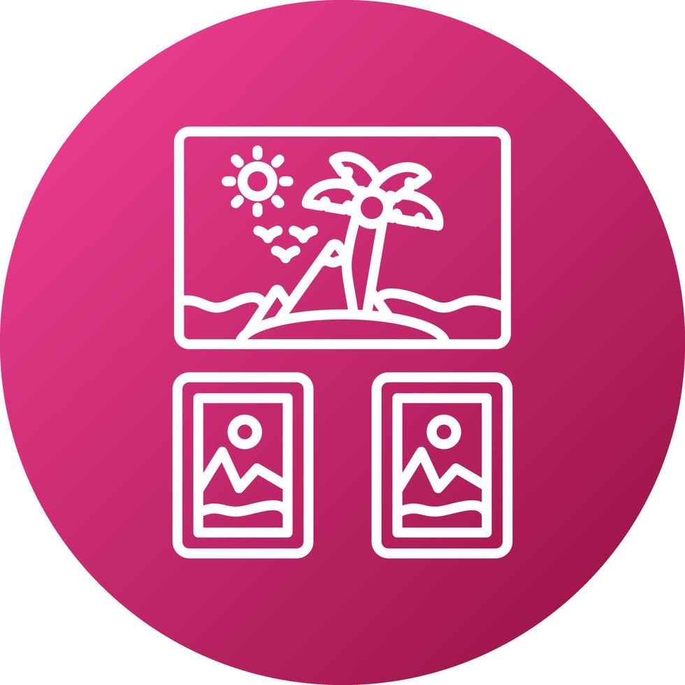 Gallery Icon Style vector