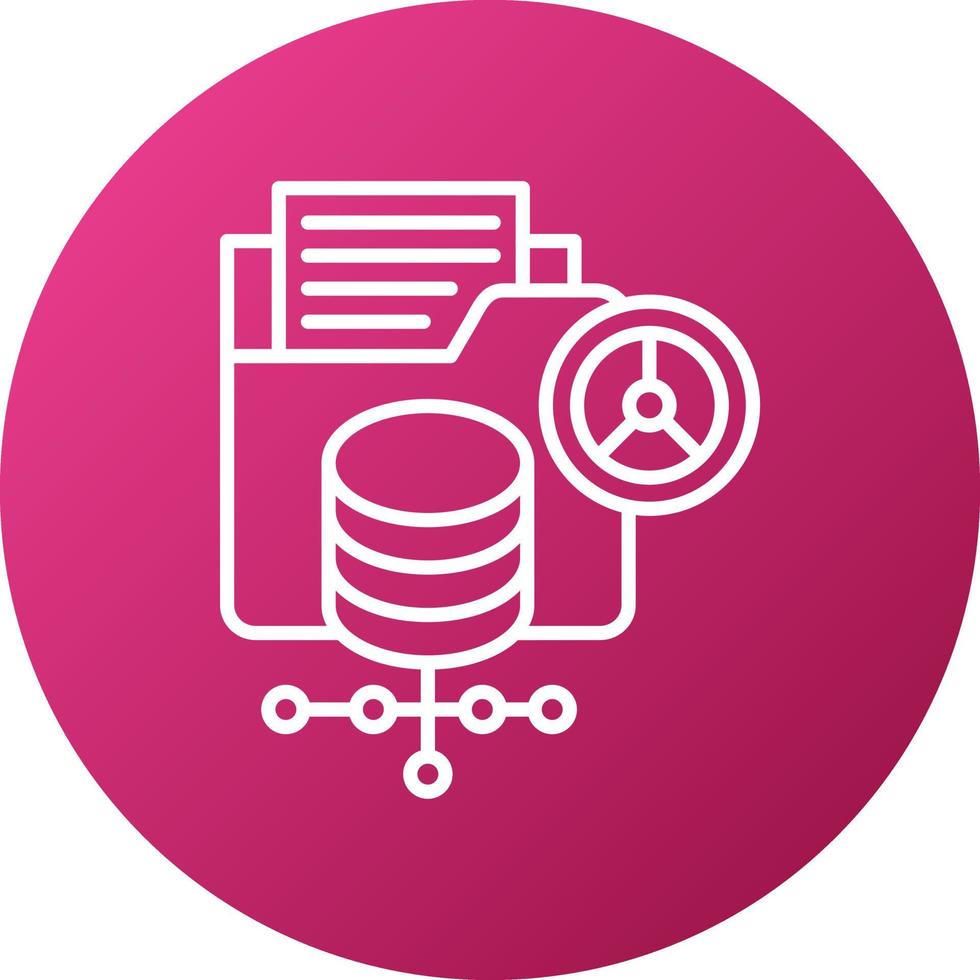 Data Controller Icon Style vector