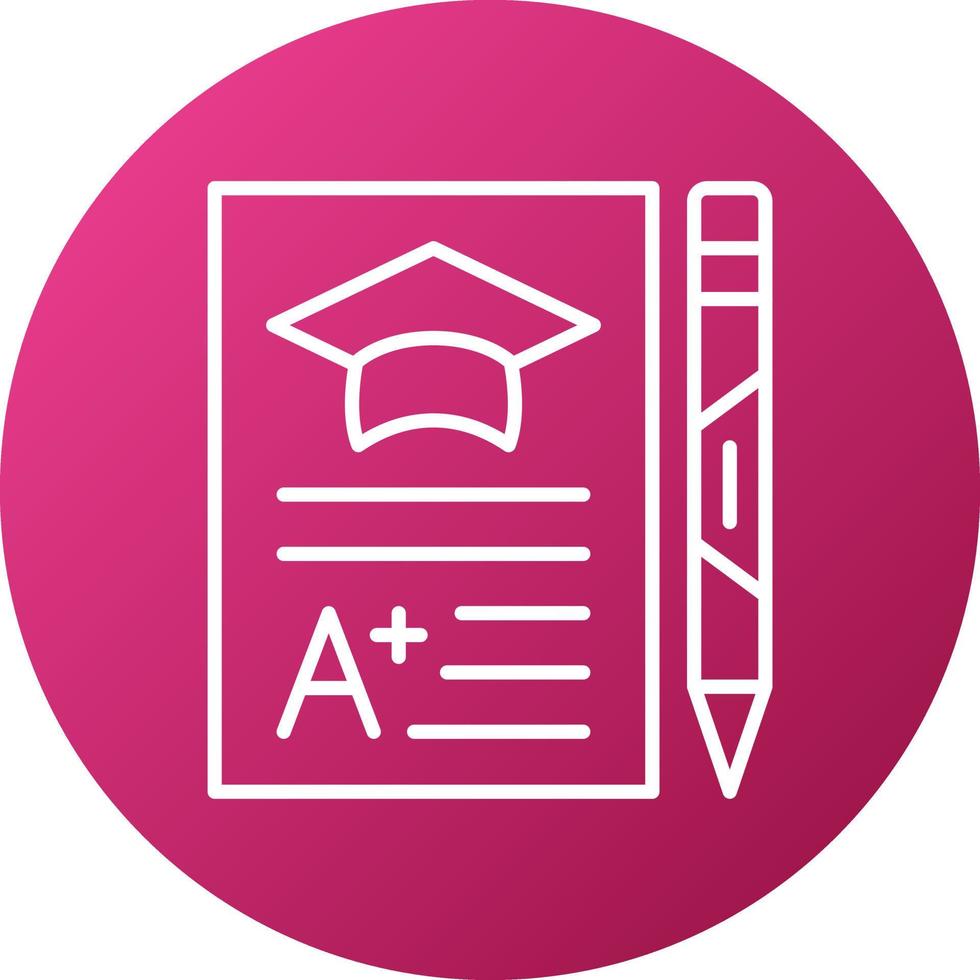 Grade Icon Style vector