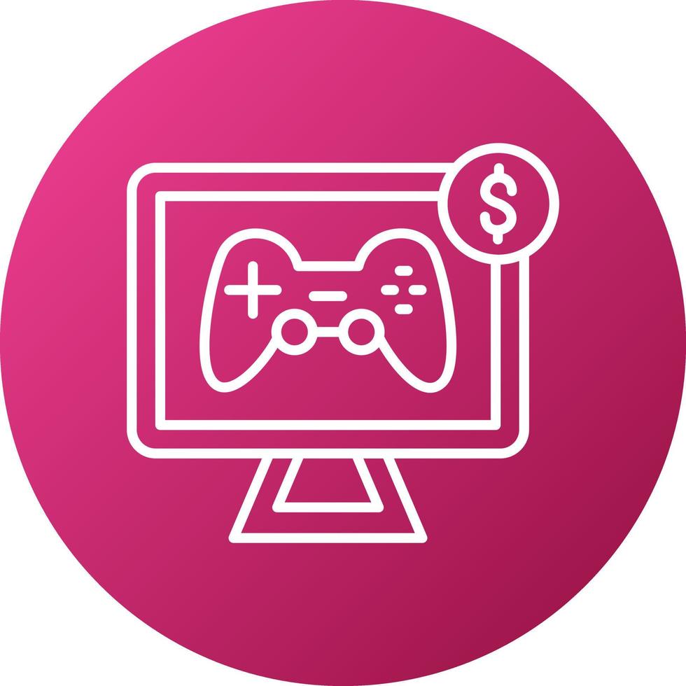 Game Sales Icon Style vector