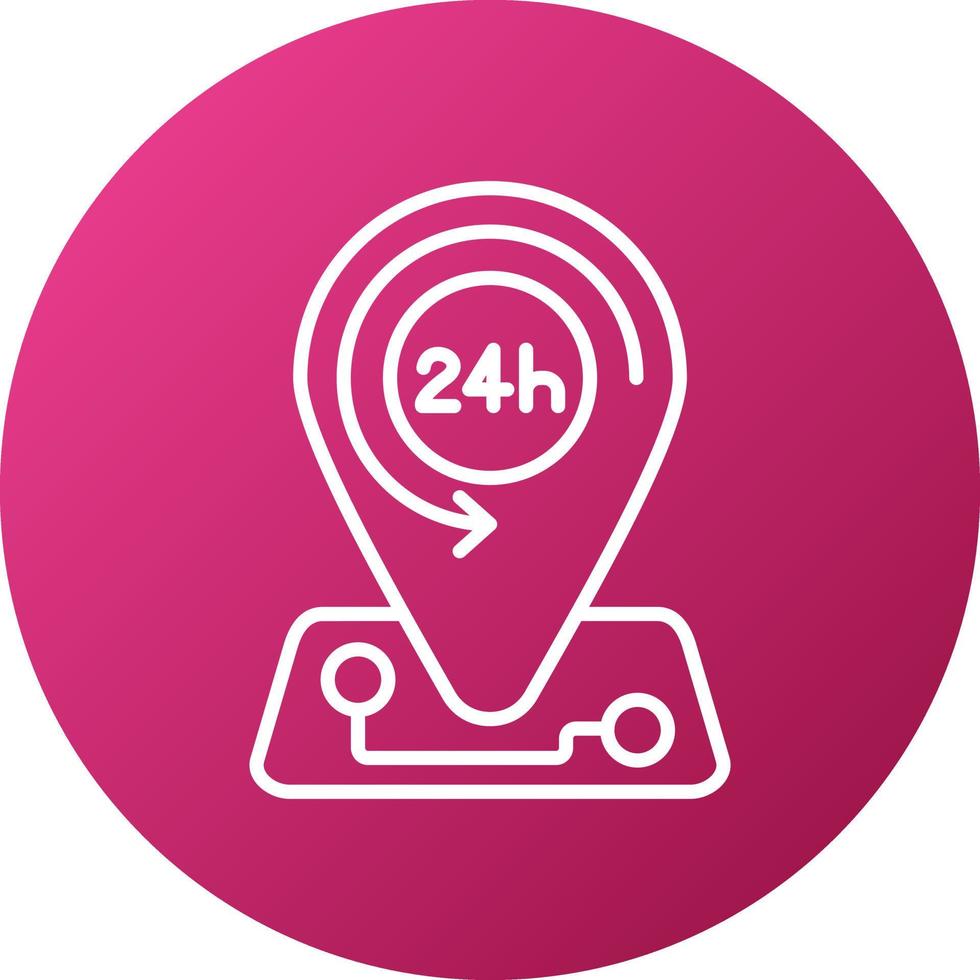 All Day Tours Icon Style vector