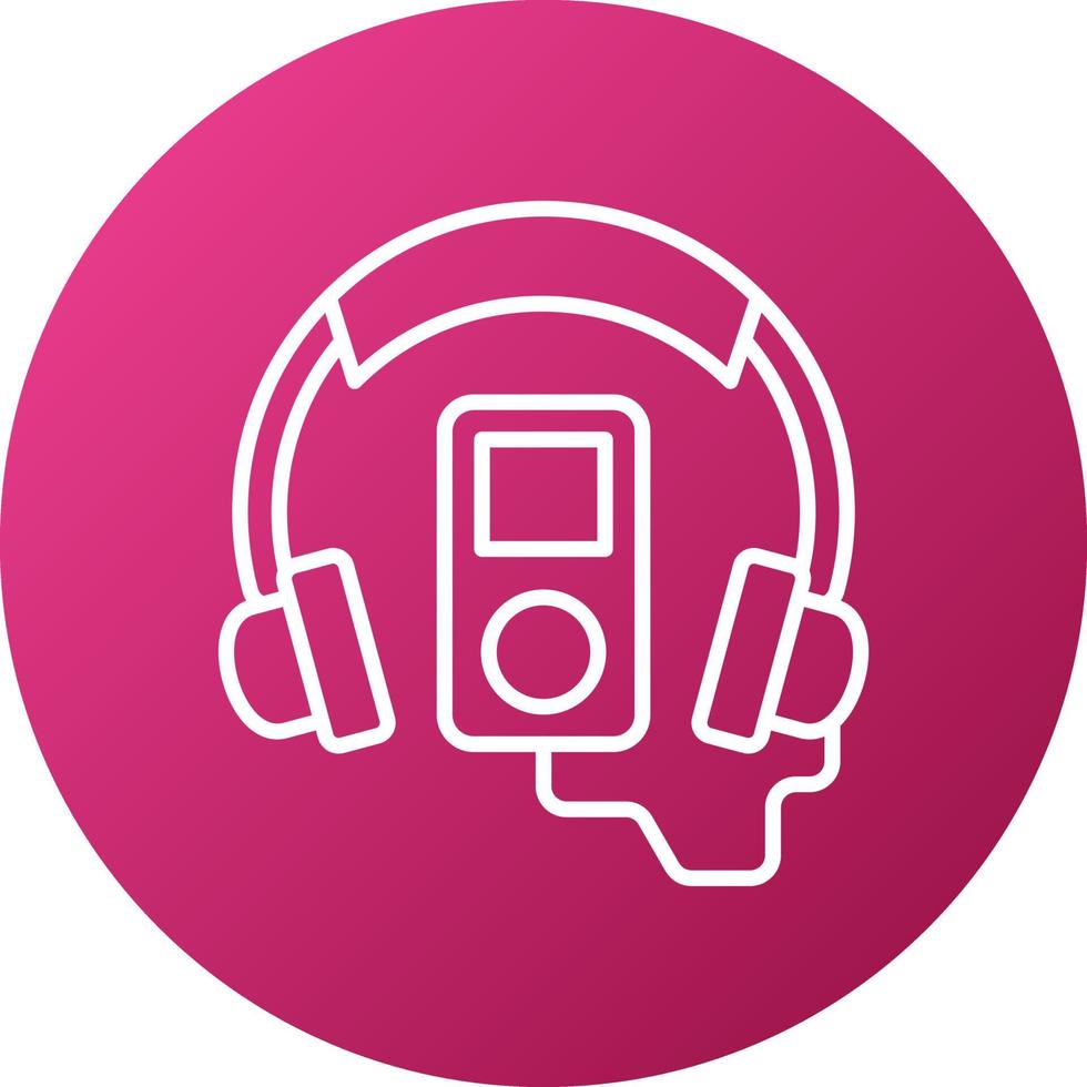 Audio Guide Icon Style vector