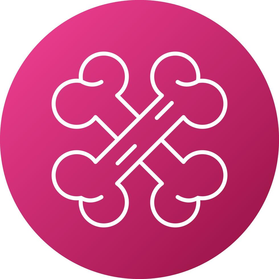 Bones Icon Style vector