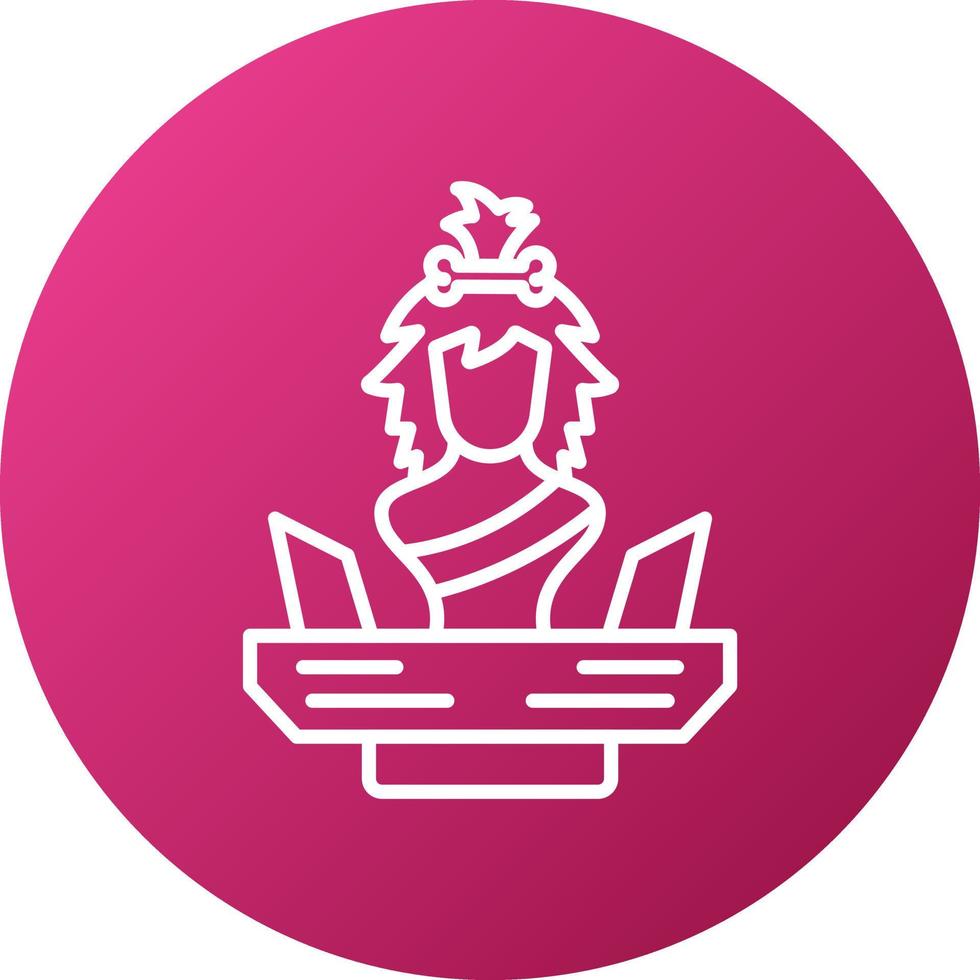 Bust Icon Style vector