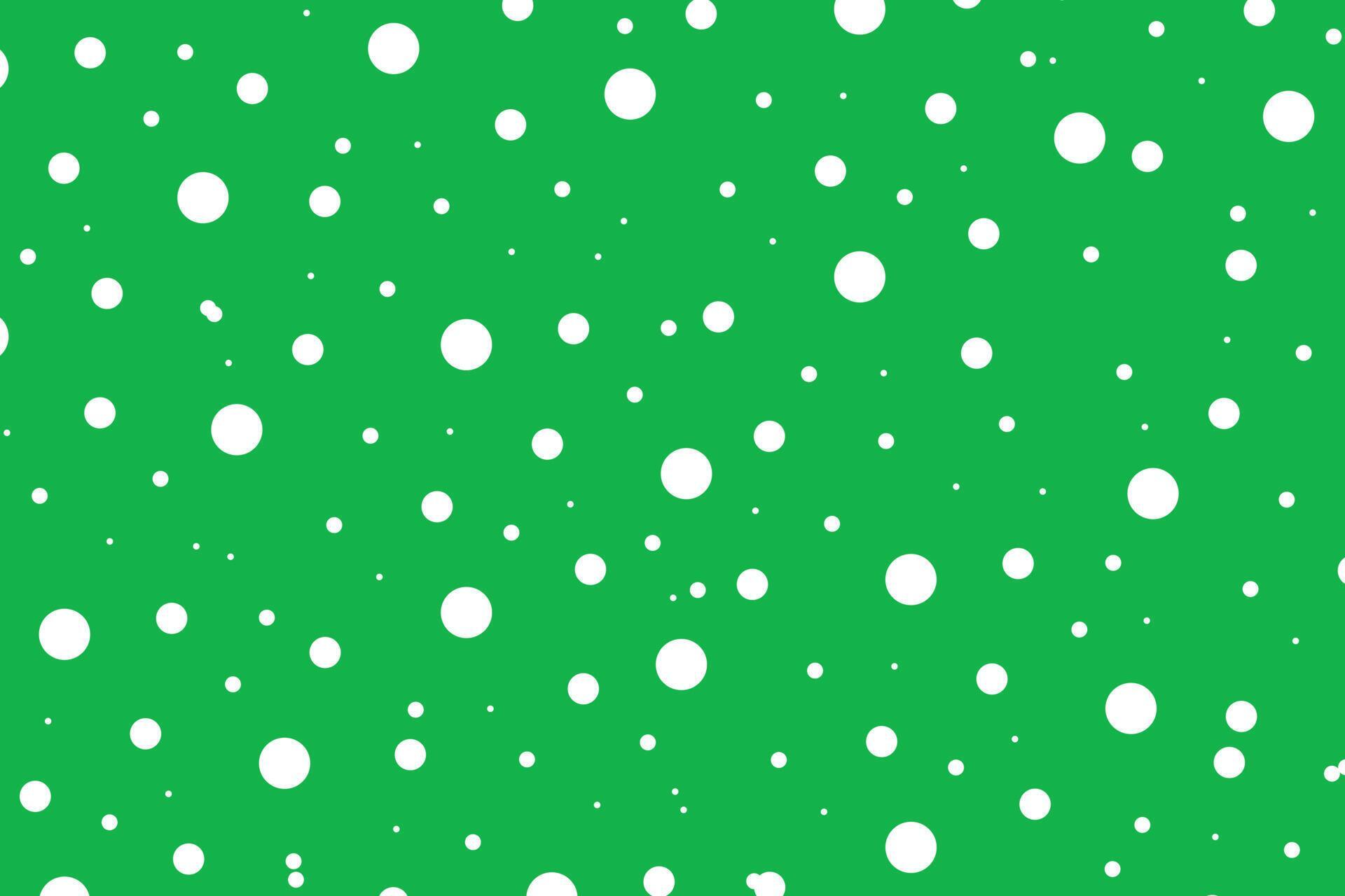 abstract white polka dots on green background design. 21526528 Vector