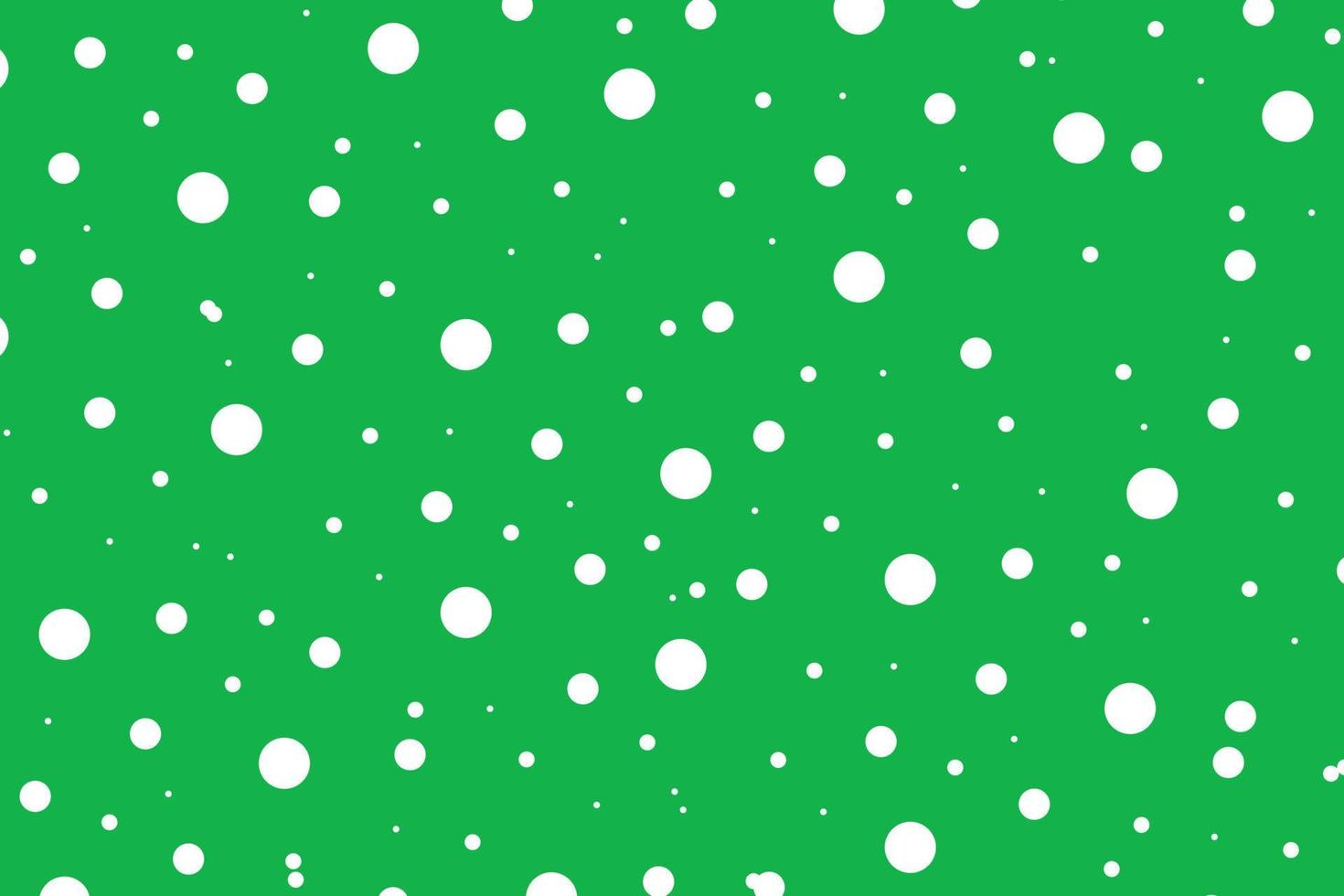 abstract white polka dots on green background design. vector