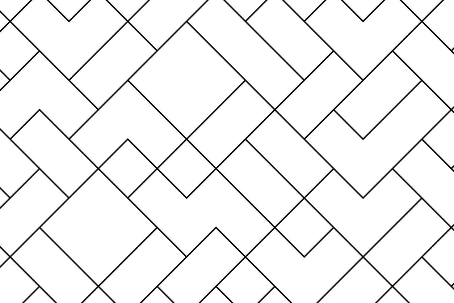 resumen Mondrian diagonal negro línea en blanco antecedentes modelo para fondo de pantalla, papel. vector