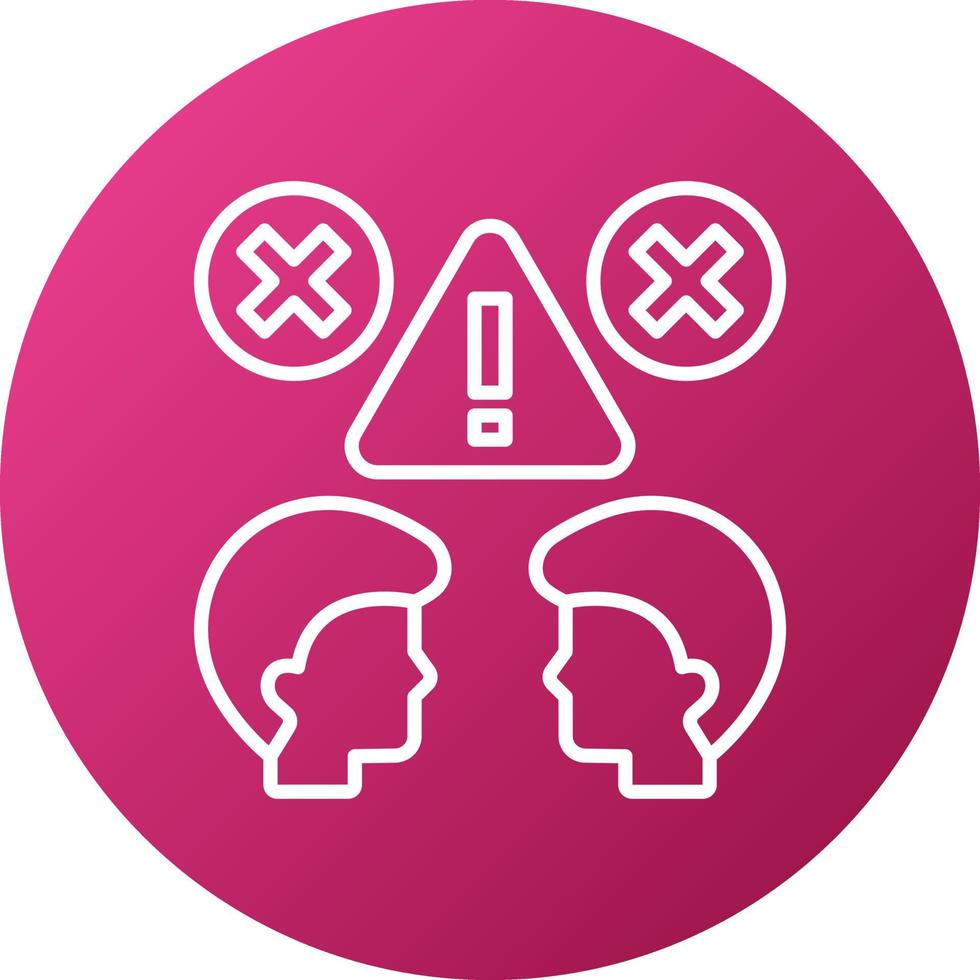 Contact Limit Icon Style vector