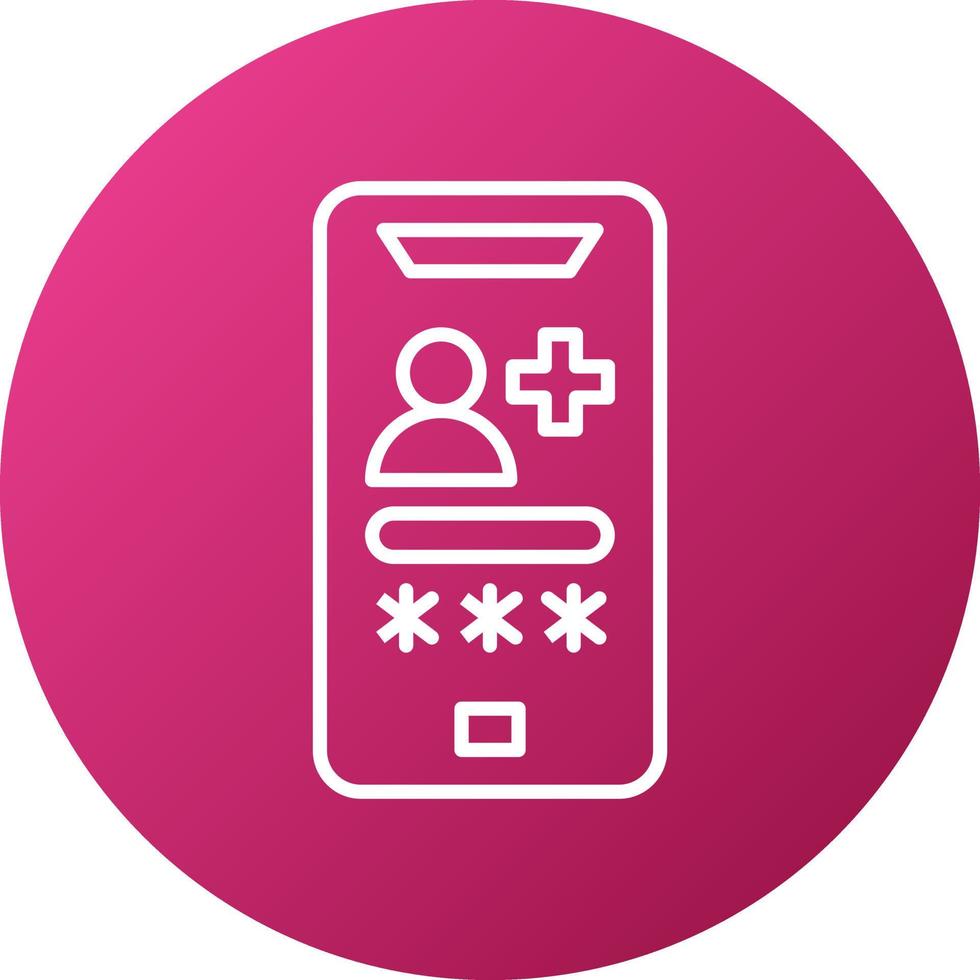 Create an Account Icon Style vector
