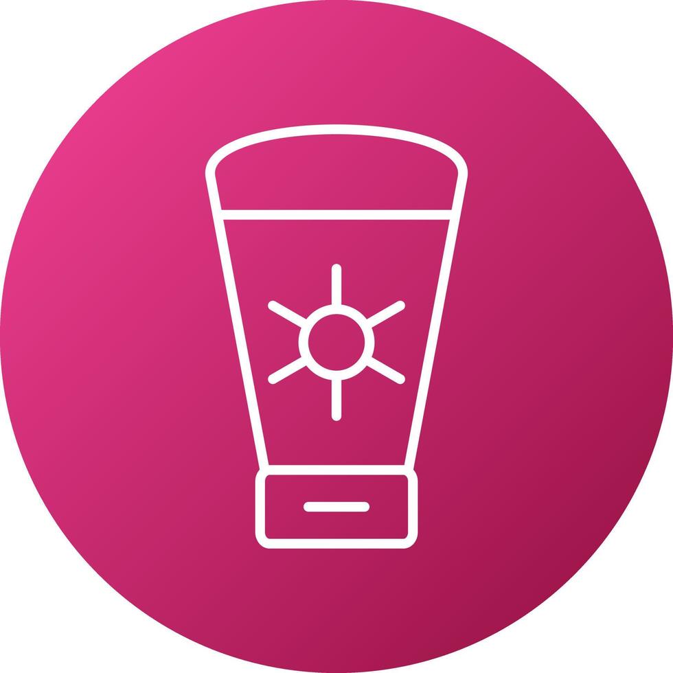 Sunscreen Icon Style vector