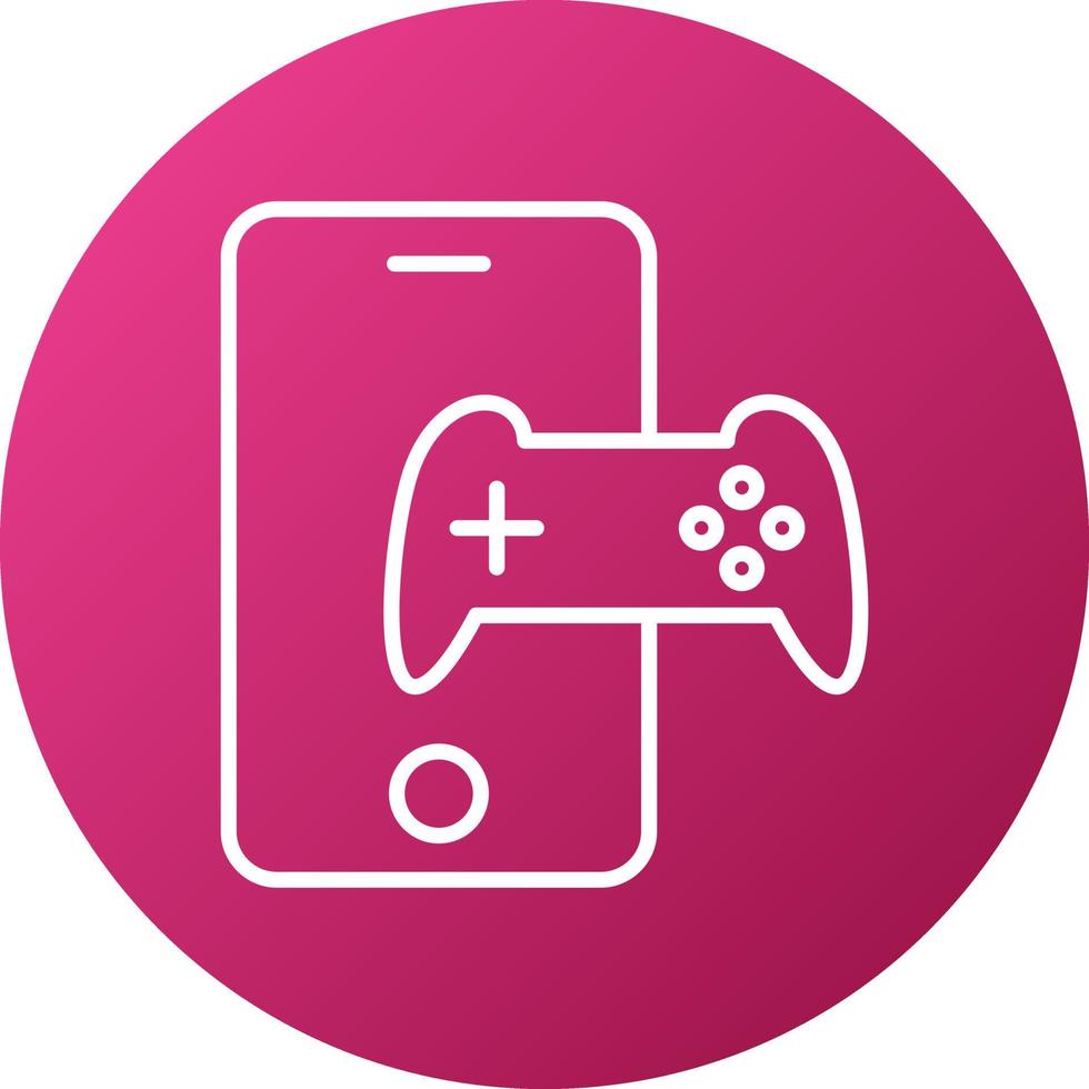 Mobile Game Icon Style vector