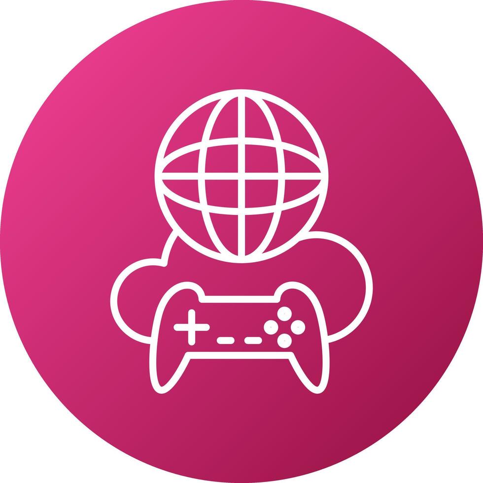 Online Game Icon Style vector