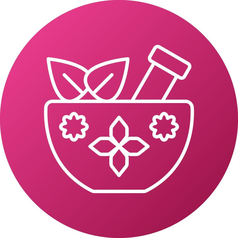 Spa Bowl Icon Style vector