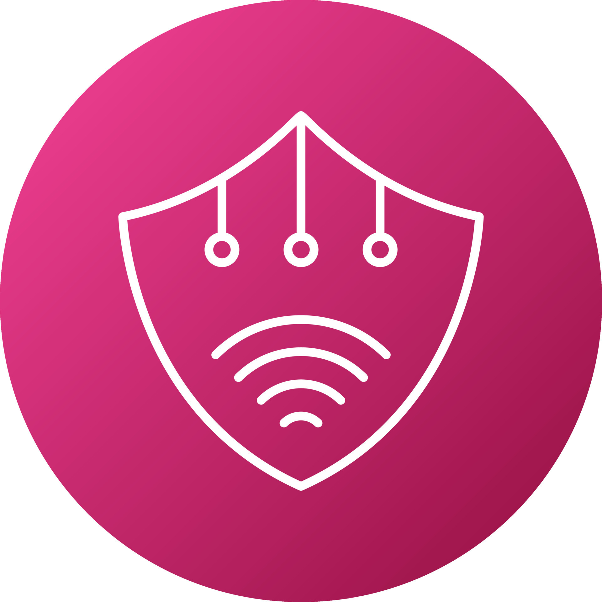 Smart Shield Icon Style 21526932 Vector Art at Vecteezy