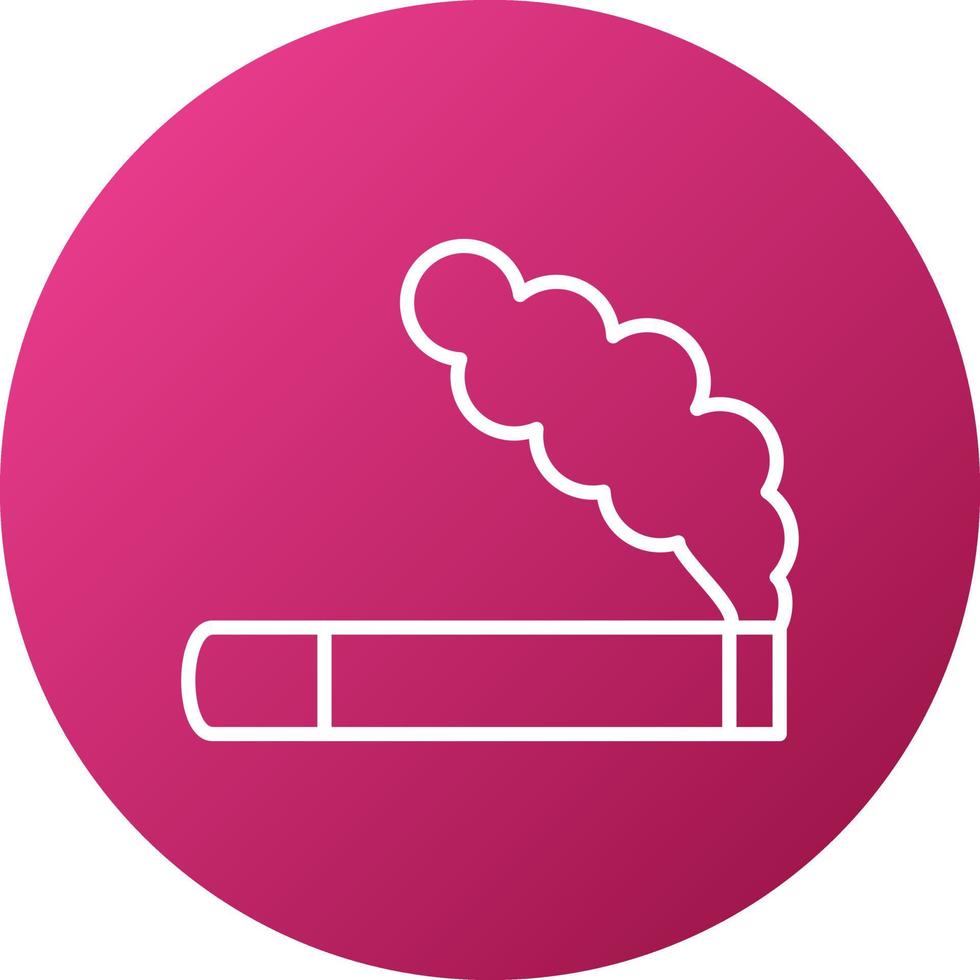 Smoke Icon Style vector