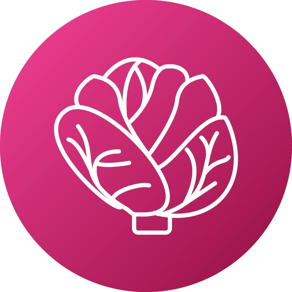 Cabbage Icon Style vector