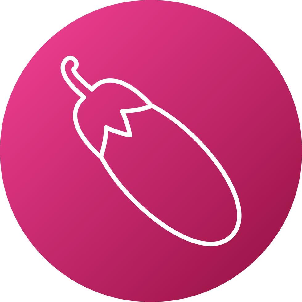Eggplant Icon Style vector