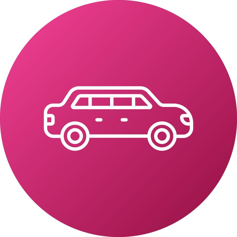 Limousine Icon Style vector