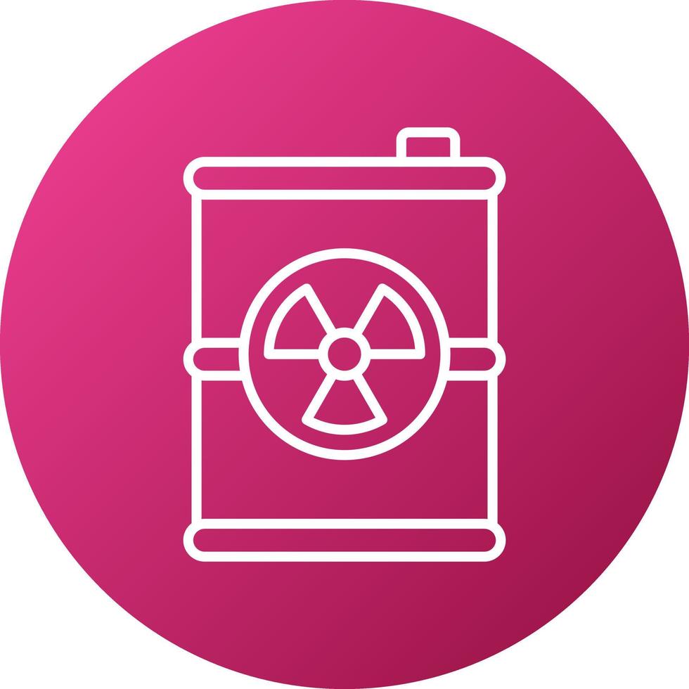 Toxic Waste Icon Style vector