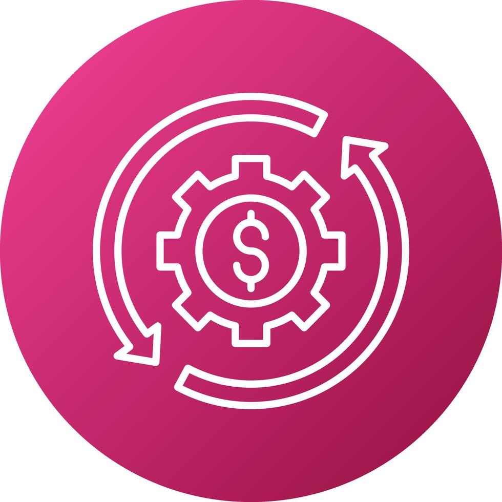 Business Automation Icon Style vector