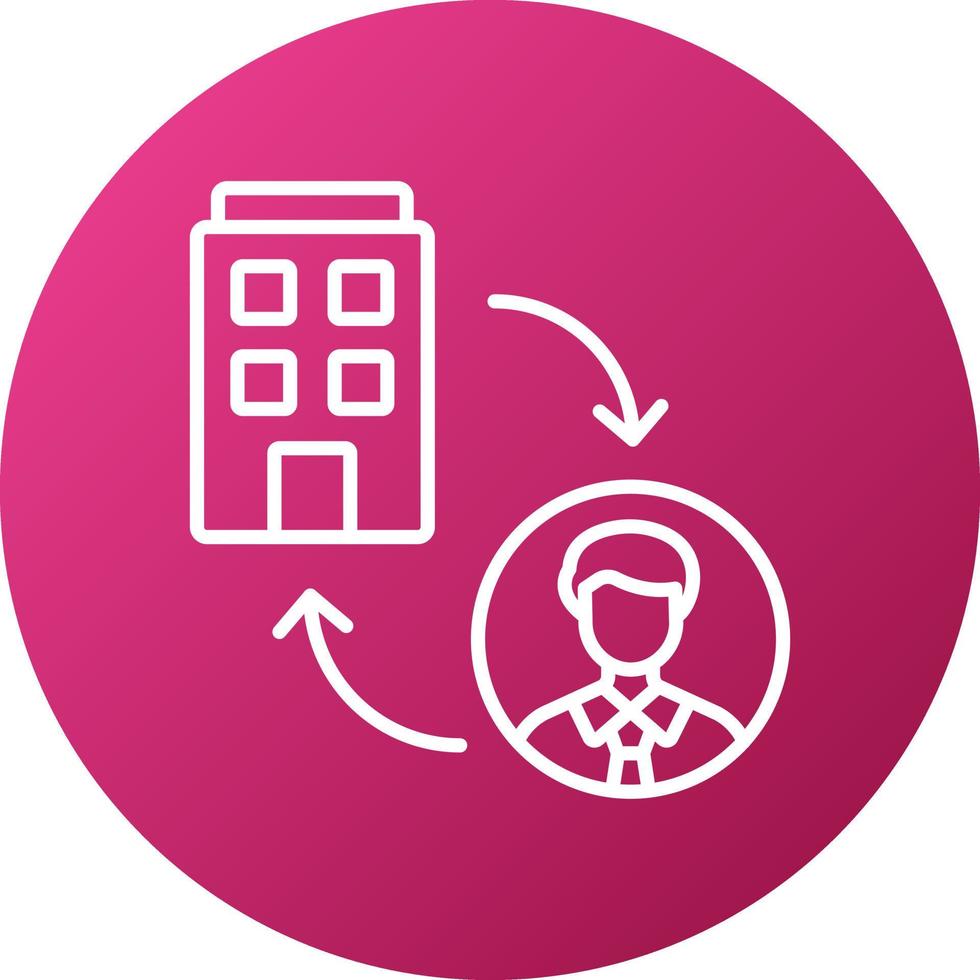 B2C Icon Style vector