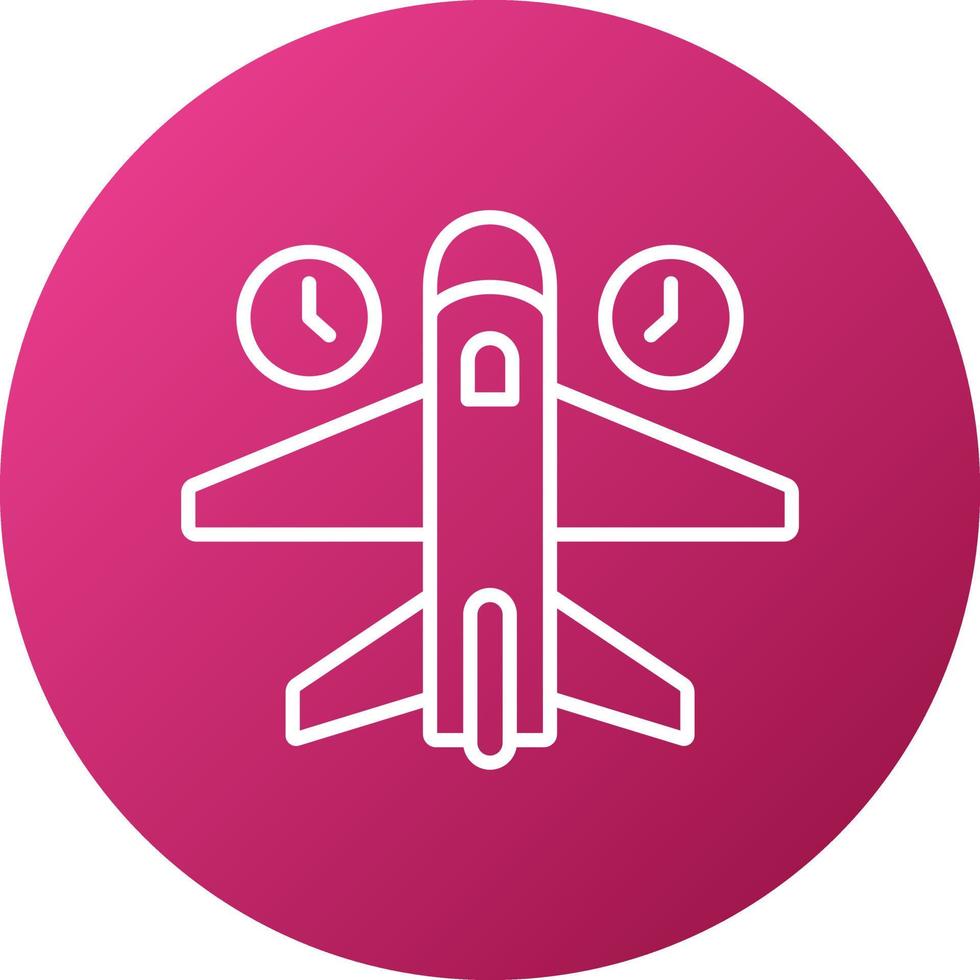 Jet Lag Icon Style vector