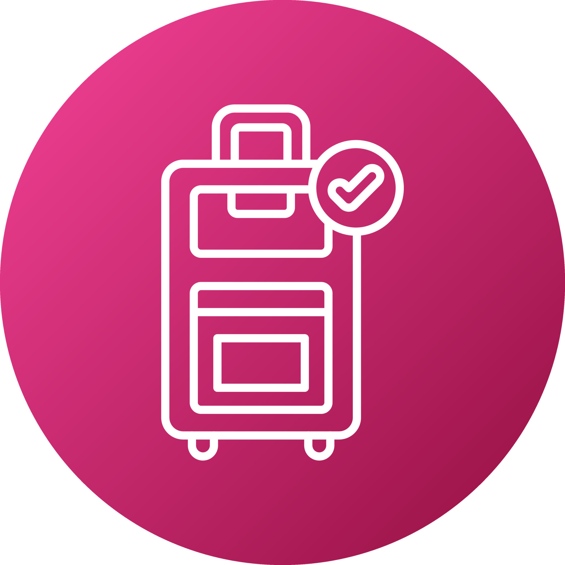 Checked Baggage Icon Style 21527237 Vector Art at Vecteezy