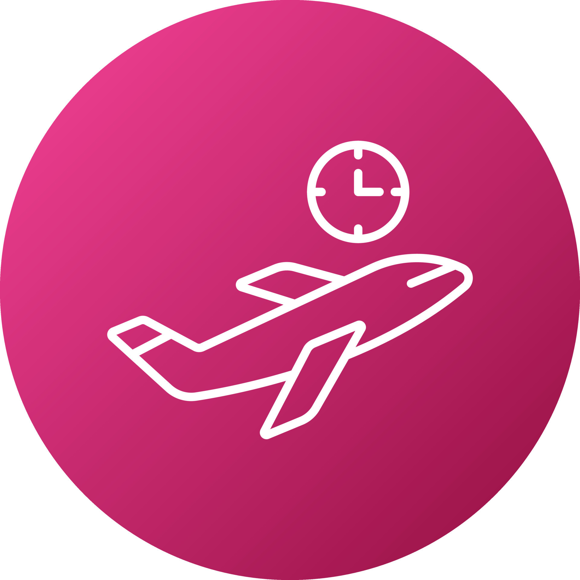 Delayed Flight Icon Style 21527246 Vector Art at Vecteezy
