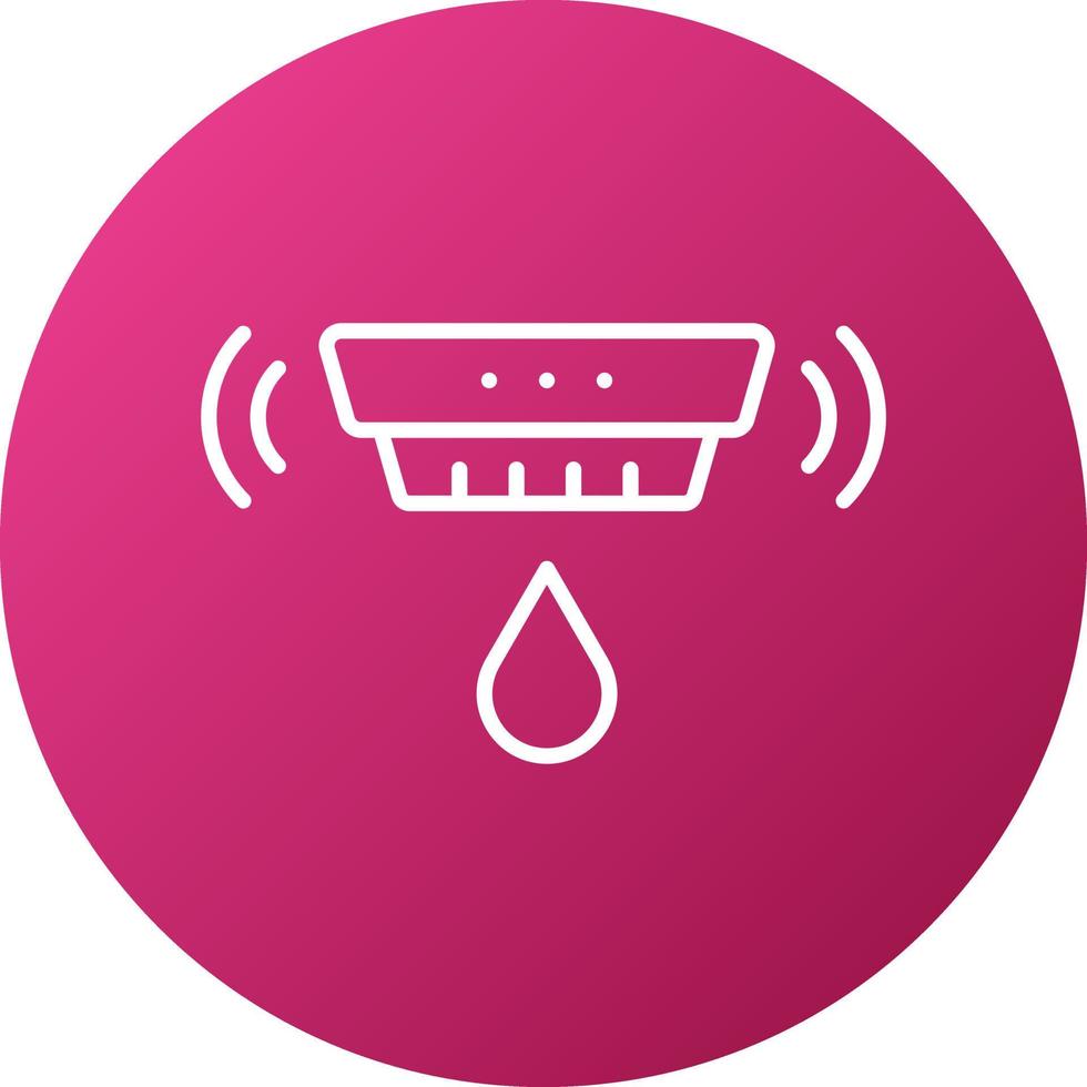 Smart Water Sensor Icon Style vector