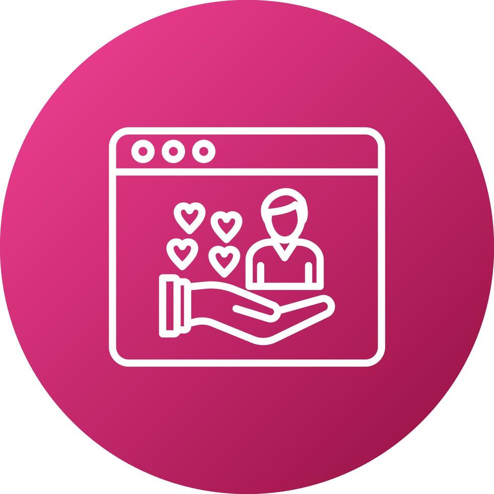 Personalized Web Store Icon Style vector