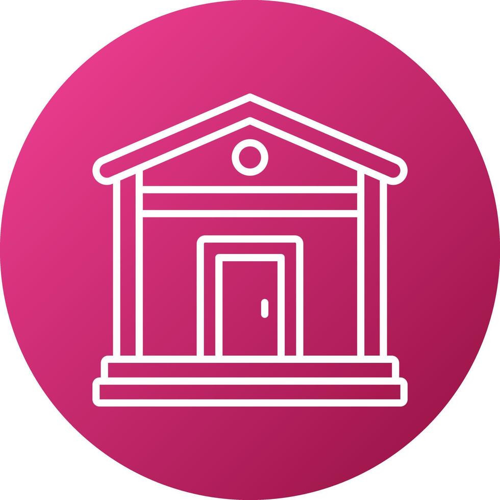 Mausoleum Icon Style vector
