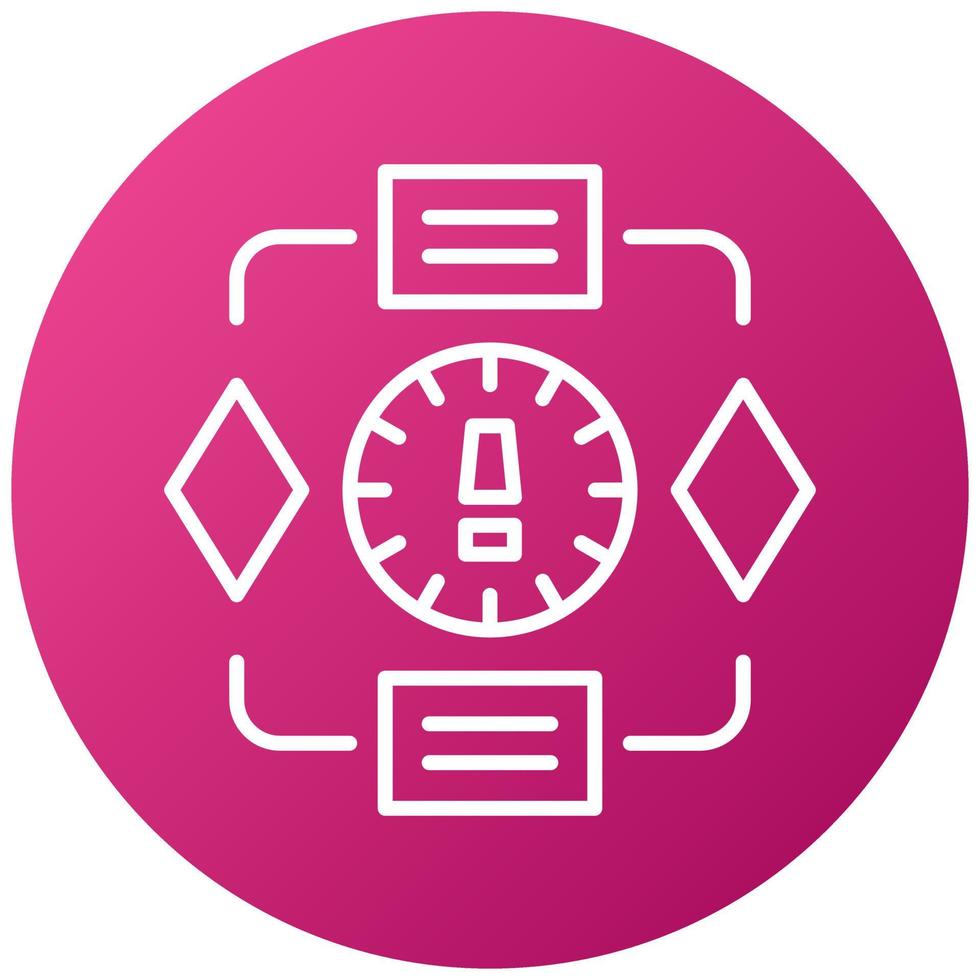 Project Deadline Icon Style vector