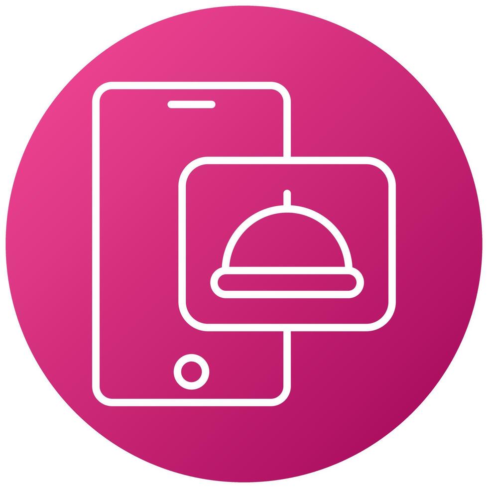 Food App Icon Style vector