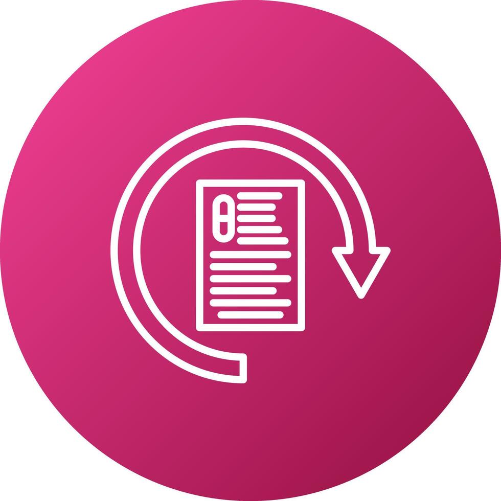 Automatic Refills Icon Style vector