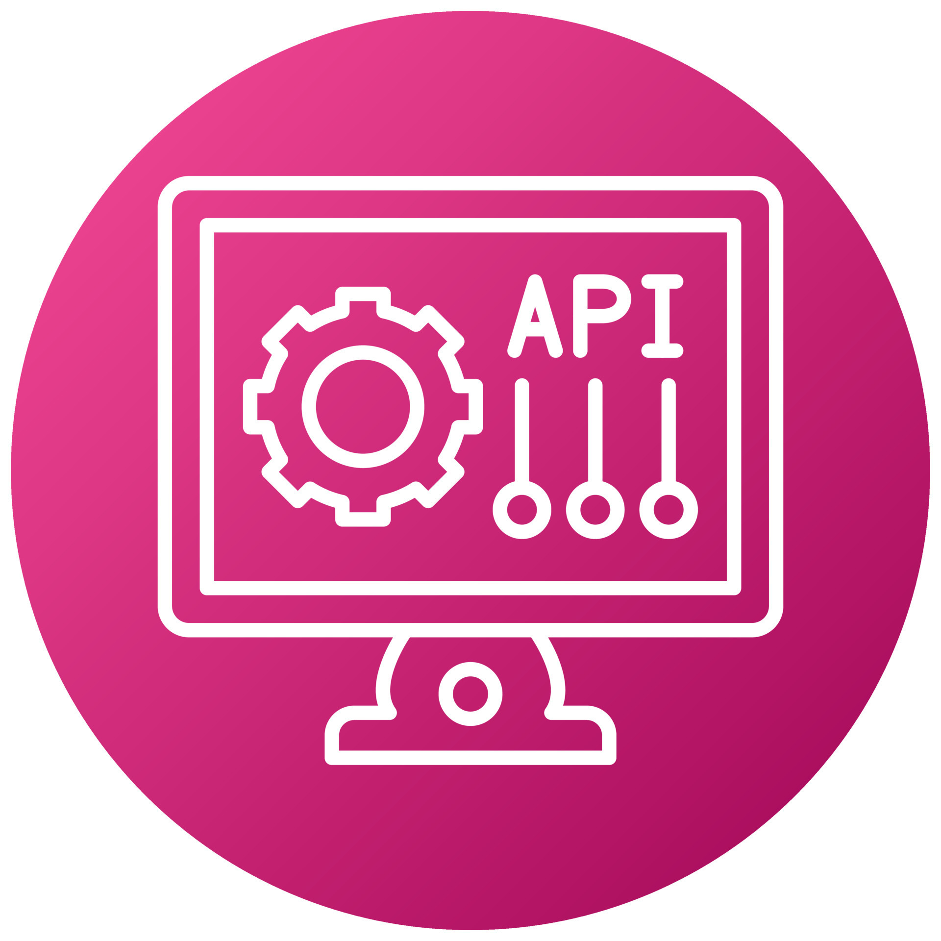 API Icon Style 21527643 Vector Art at Vecteezy