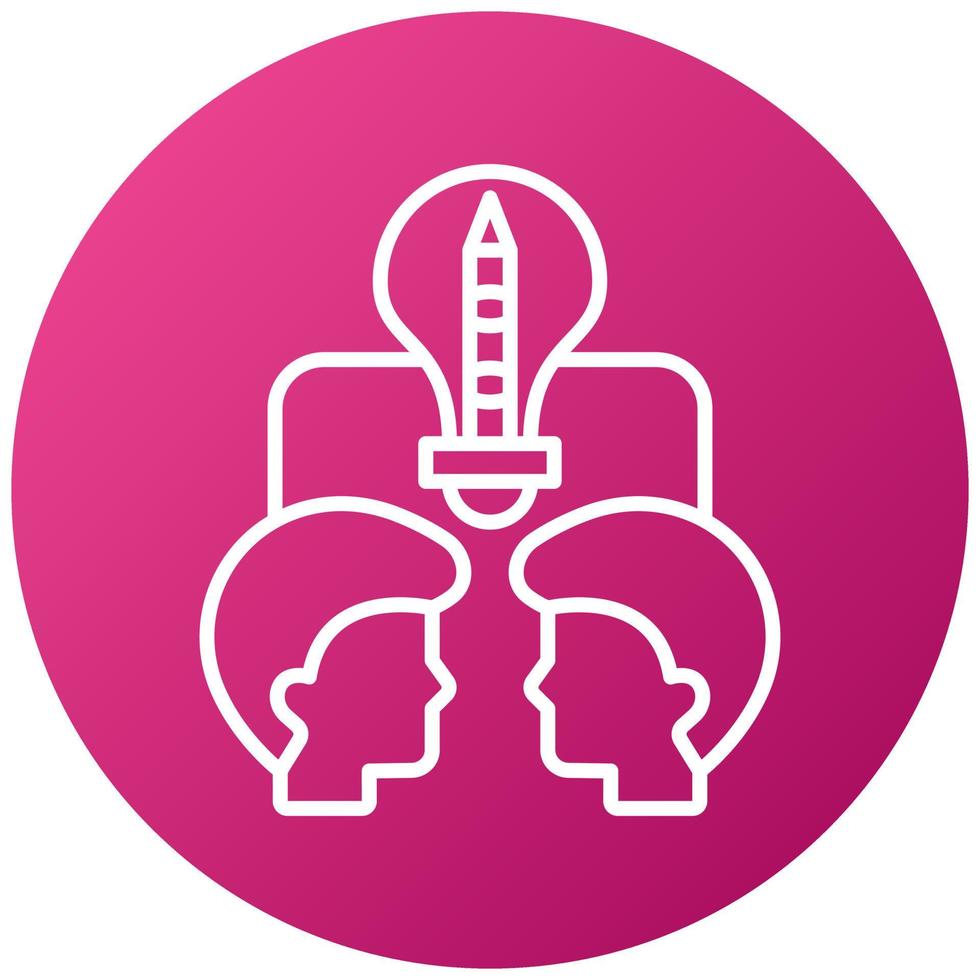 Creative Team Icon Style vector