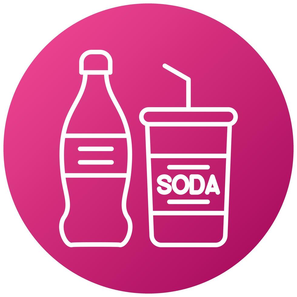 Soda Icon Style vector