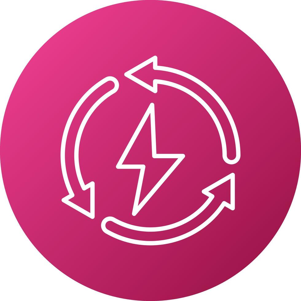 Energy Saving Icon Style vector