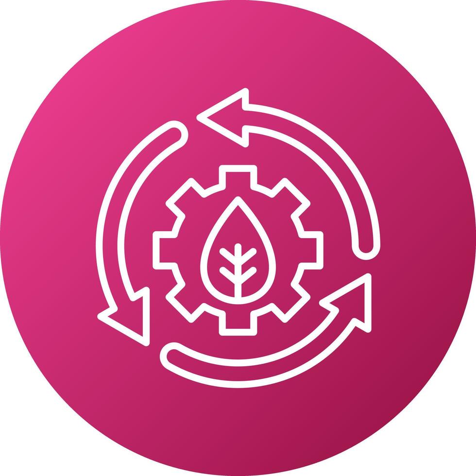 Sustainable Energy Icon Style vector