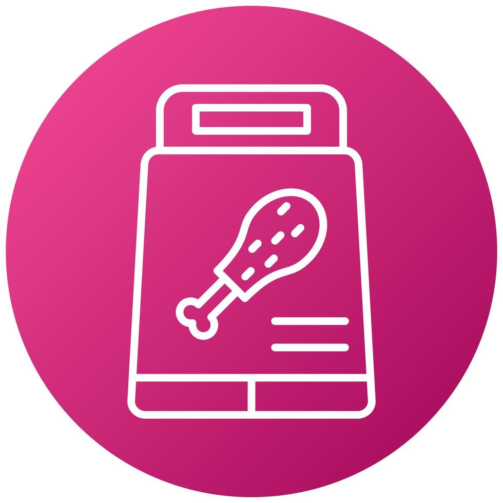 Food Pack Icon Style vector