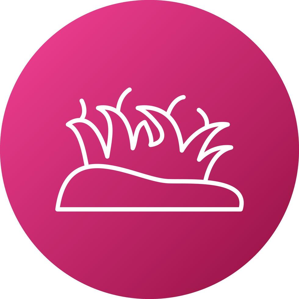 Desert Grass Icon Style vector