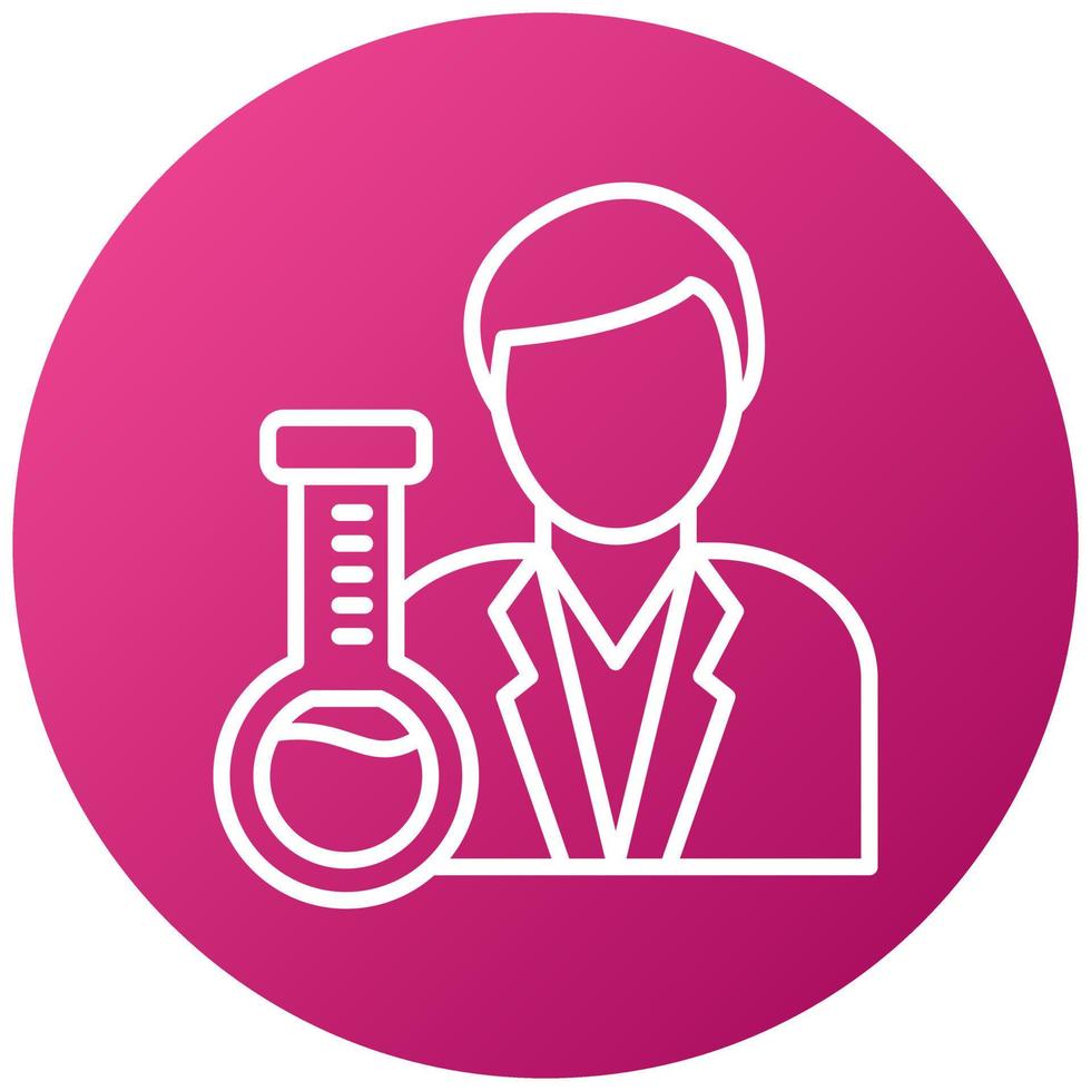 Chemist Icon Style vector