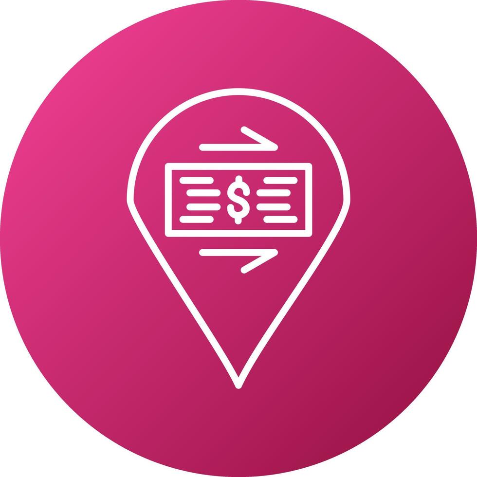 Transaction Tracker Icon Style vector